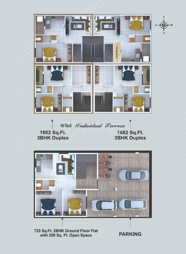 Apartment 2 Bedrooms , 2 Bathrooms, oshopuram society, Dabha, Nagpur.